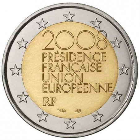 2 € Commémorative France 2008 - Présidence de l'Europe