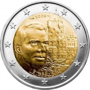 2 € Commémorative  Luxembourg 2008 - Chateau de Berg