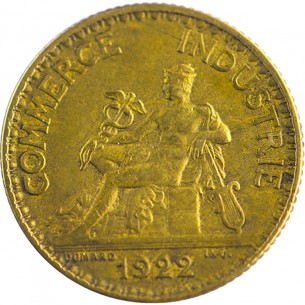 1 Franc Chambres de Commerce 1922 Paris F.218/4