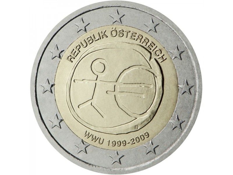 2 euro  Autriche 2009 -UEM