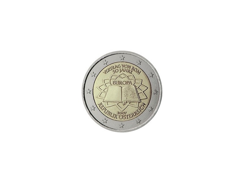 2 EURO Commémorative Autriche 2007- Traité de Rome
