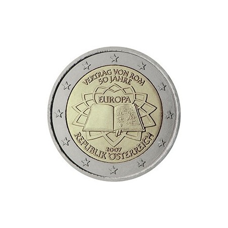 2 EURO Commémorative Autriche 2007- Traité de Rome