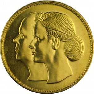 8605  - Jeton de mariage Princier  Monaco 2011