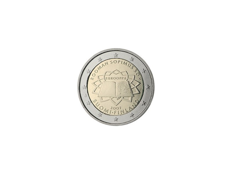 2 € Commémorative Finlande 2007- Traité de Rome