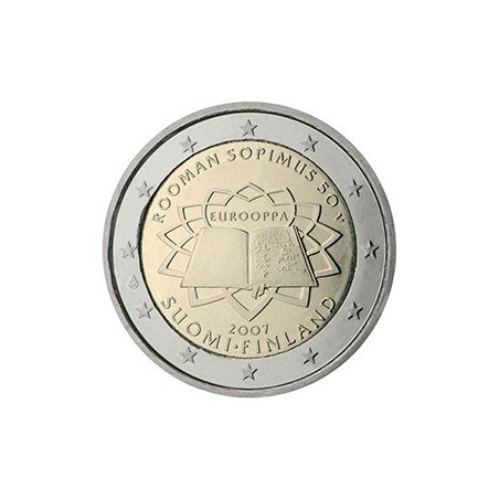 2 € Commémorative Finlande 2007- Traité de Rome