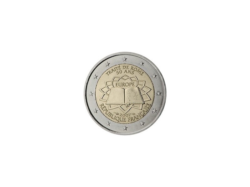 2 Euros FRANCE 2007- Traité de Rome