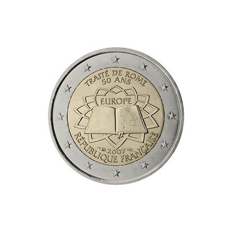 2 Euros FRANCE 2007- Traité de Rome