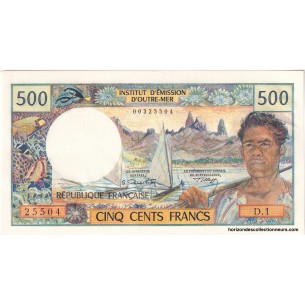 131109 - 500 Francs NOUVELLE CALÉDONIE 1970 P.60a