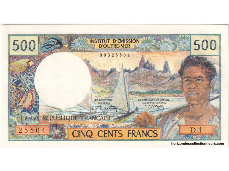 131109 - 500 Francs NOUVELLE CALÉDONIE 1970 P.60a