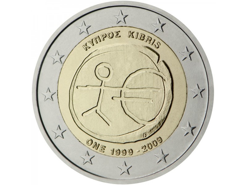 Piece 2 Euros Uem 2009 France Valeur