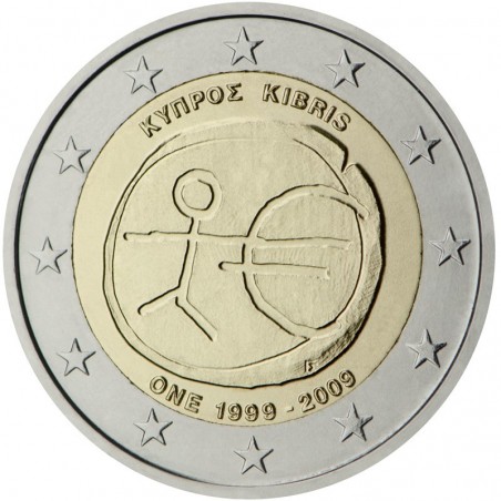 2 € Commémorative Chypre 2009 - UEM