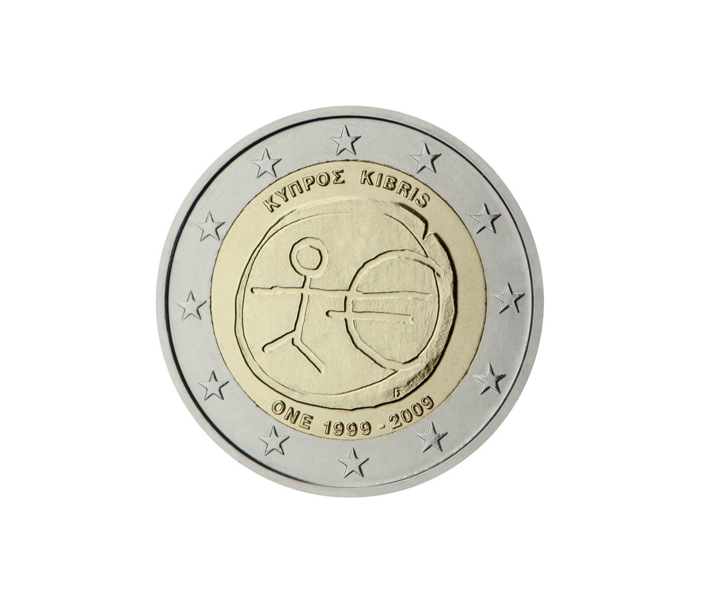 Piece 2 Euros Uem 2009 France Valeur