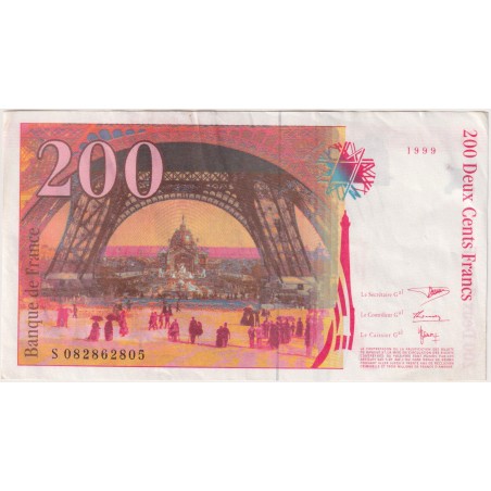 200 Francs Eiffel FRANCE 1999 F.75.05