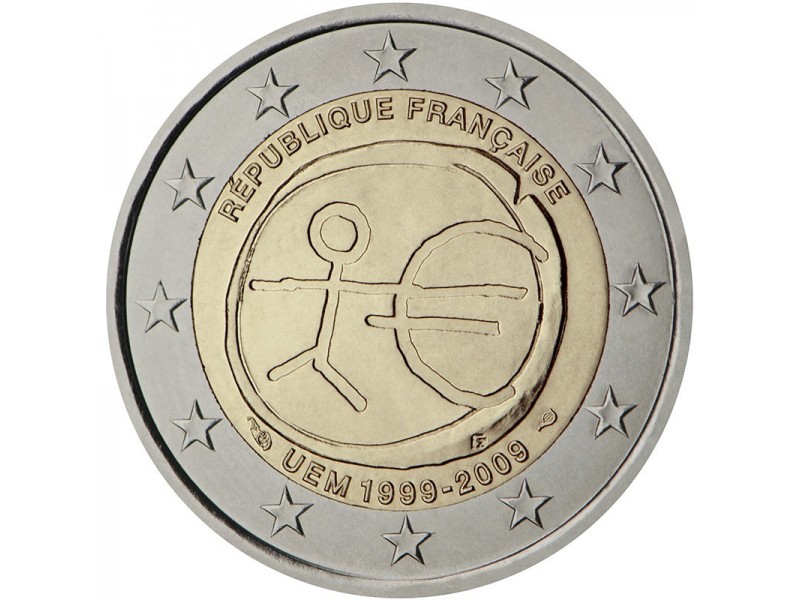 2 € Commémorative  France 2009 - UEM
