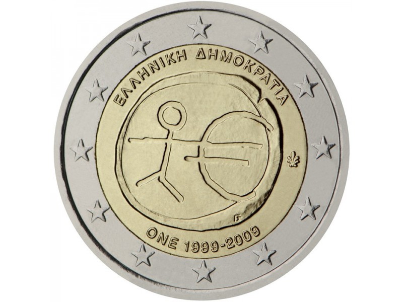 2 € Commémorative Grèce 2009 - UEM