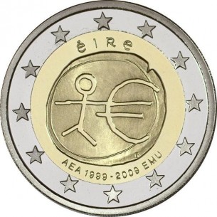 2 € Commémorative  Irlande 2009 - UEM