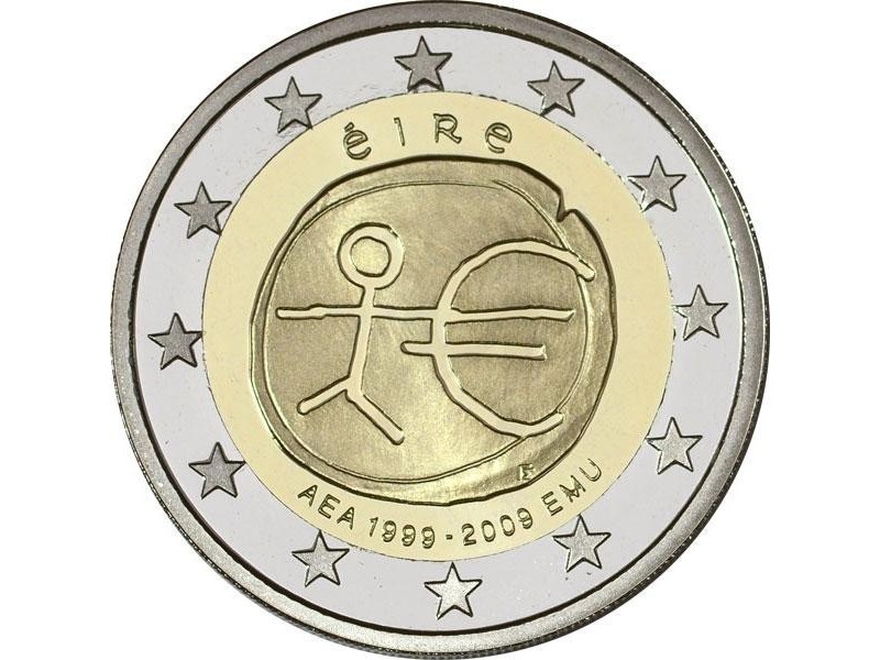 2 € Commémorative  Irlande 2009 - UEM