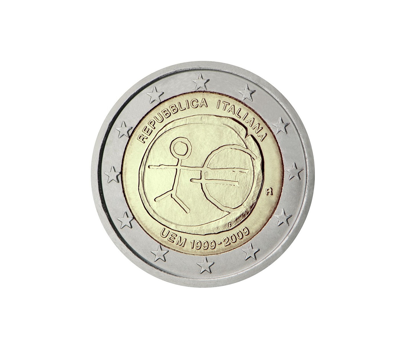 Pièce De 2 Euros Commémorative Italie 2006 – JO Turin