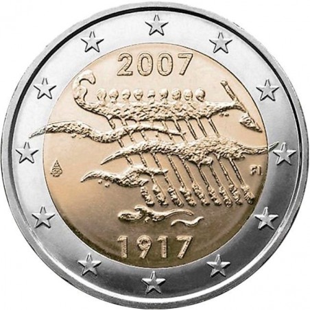 2 Euro Finlande 2007 - Indépendance de la Finlande