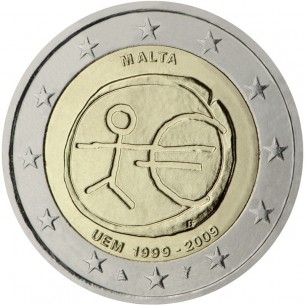 2 € Commémorative Malte 2009 - UEM
