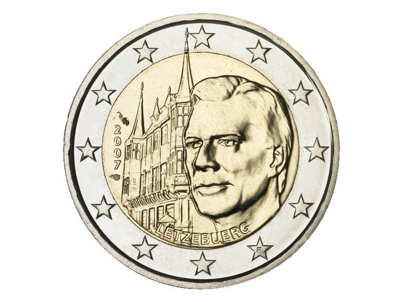 2 € Commémorative Luxembourg 2007 - Palais Grand-Ducal