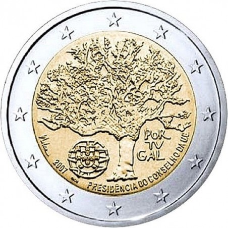 2 EURO Commémorative Portugal 2007 - Présidence de l'Union Européenne