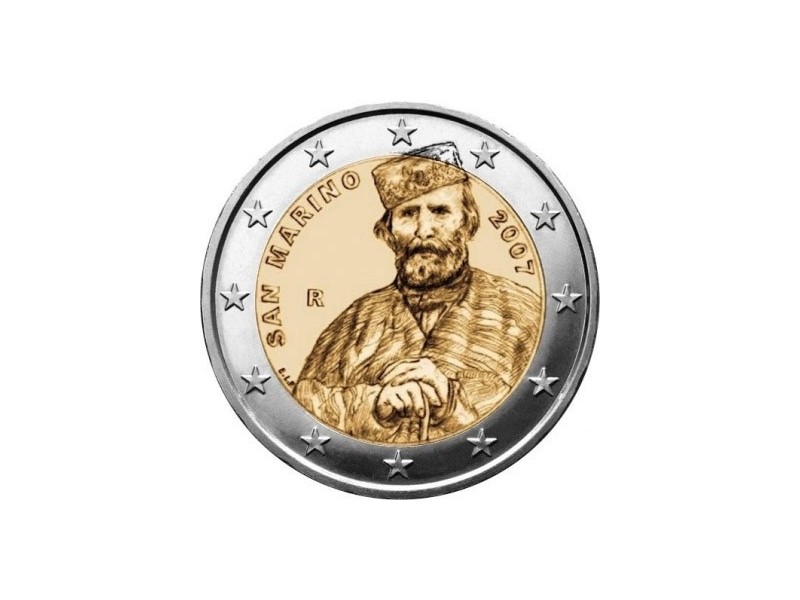 2 € Commémorative Saint-Marin 2007 - Giuseppe Garibaldi