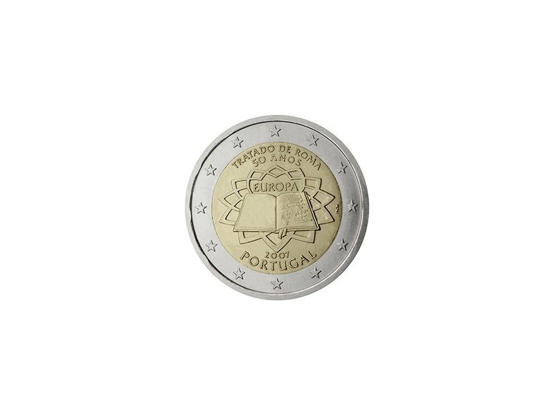 2 euro Commémorative Portugal 2007- Traité de Rome