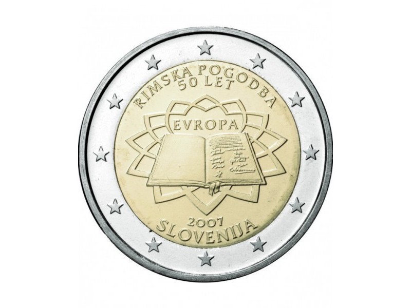 Pièce De 2 Euros Slovénie 2007 Valeur