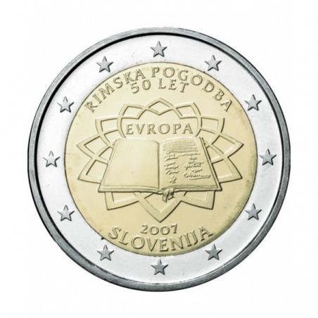 2 EURO Commémorative Slovénie 2007- Traité de Rome