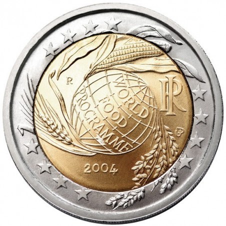 2 EURO Commémorative Italie 2004 F.A.O