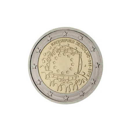 2 Euro commémorative Allemagne  2015 - 30 Ans du Drapeau Européen 2006 à 2023
