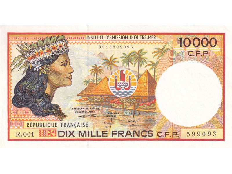 10000 Francs POLYNÉSIE TERRITOIRES D'OUTRE MER 1995 P.4b