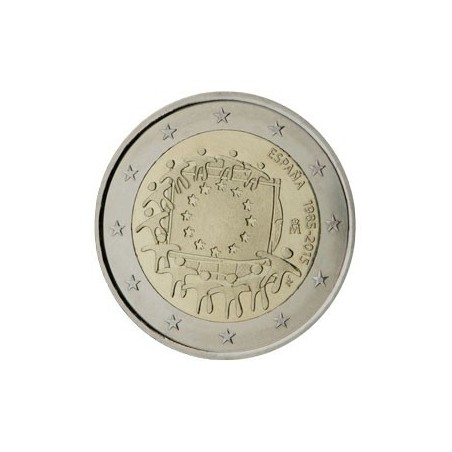 ESPAGNE 2 euro commemoratve 2005 30 Ans -horizondescollectionneurs.com