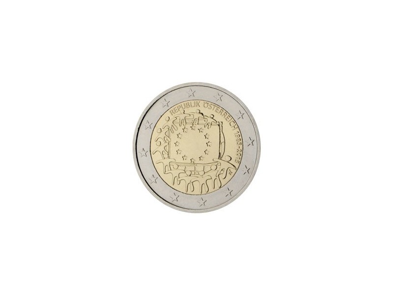 2 Euro commémorative Autriche 2015 - 30 Ans du Drapeau Européen