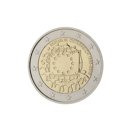 2 Euro commémorative Autriche 2015 - 30 Ans du Drapeau Européen