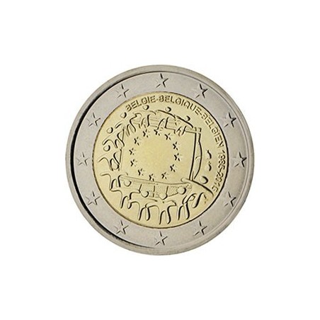 2 € Commémorative Belgique 2015 - 30 Ans du Drapeau Européen