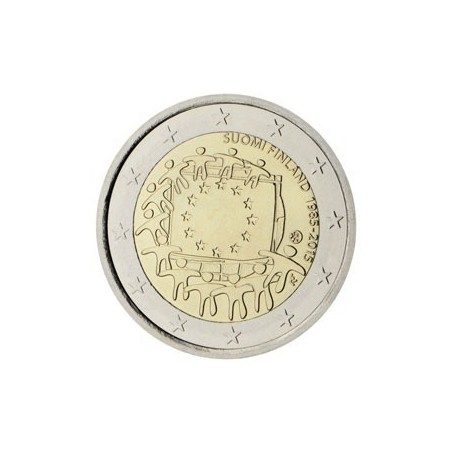 2 € Commémorative Finlande 2015 - 30 Ans du Drapeau Européen