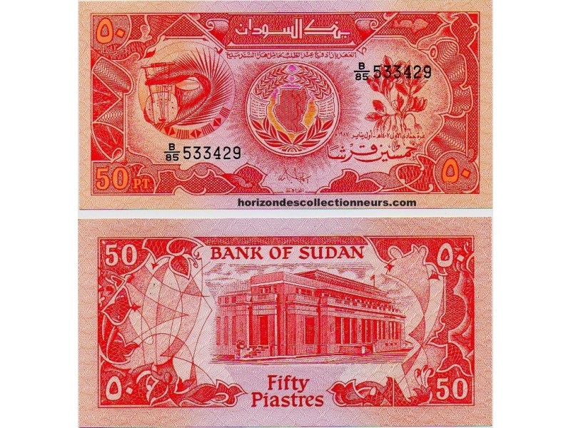 50 Piastres SOUDAN 1987 P.38