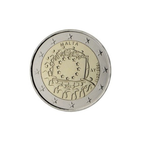 2 € Commémorative Italie 2015 - 30 Ans du Drapeau Européen