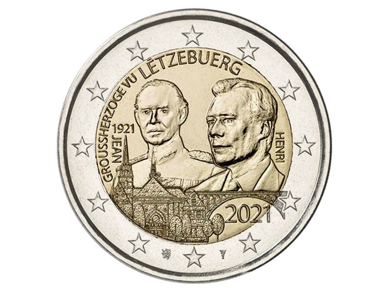 2 Euros Luxembourg 2021  -Centenaire...
