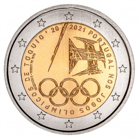 2 Euros PORTUGAL 2021, Jeux Olympiques de Tokyo