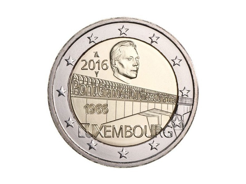 2 Euros Luxembourg 2016 - Pont Grande-Duchesse Charlotte