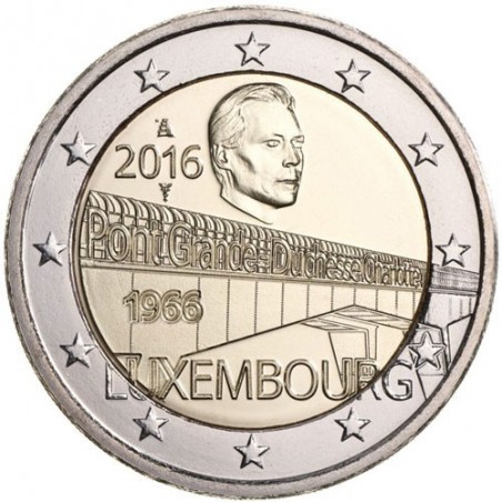 2 Euros Luxembourg 2016 - Pont Grande-Duchesse Charlotte