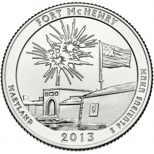 Etats-Unis d'Amérique 1/4 Dollar Fort McHenry 2013 D