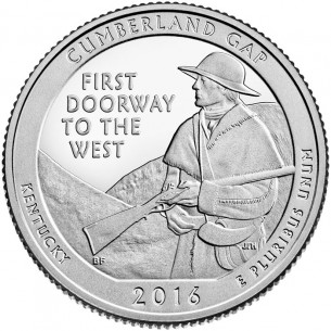 Etats-Unis d'Amérique 1 /4 Dollar Quarter Cumberland Gap 2016 P Philadelphie