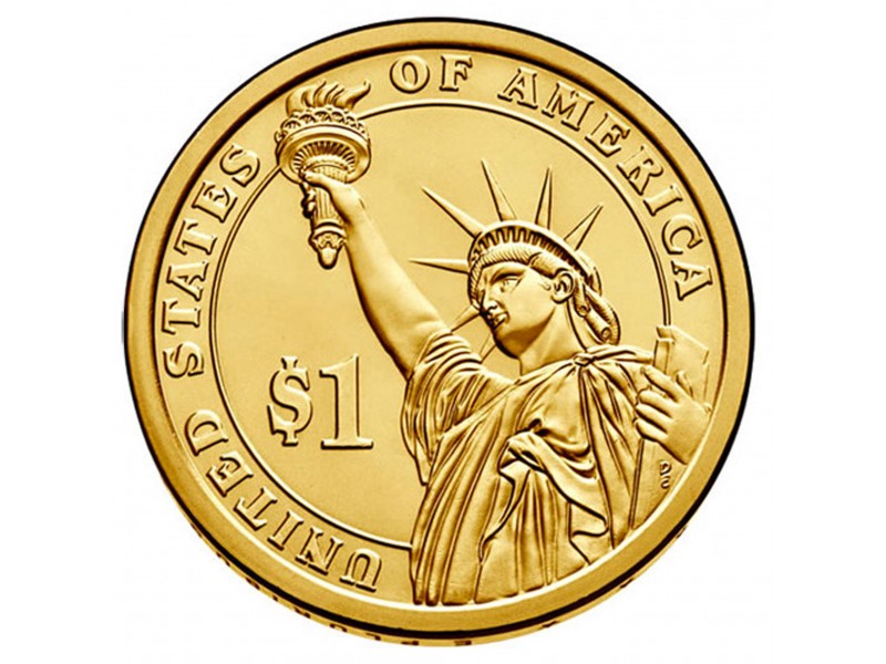 1 Dollar CALVIN COOLIDGE  2014 P