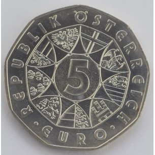 AUTRICHE 5 Euro -Championnat d'Europe de football Vienne...