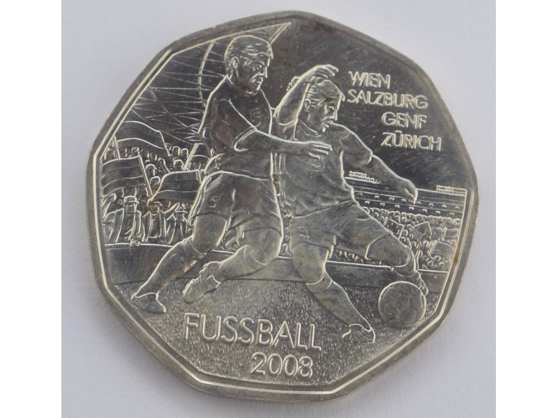 AUTRICHE 5 Euro -Championnat d'Europe de...