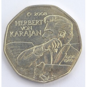AUTRICHE 5 Euro -Centenaire de la naissance d'Herbert von...